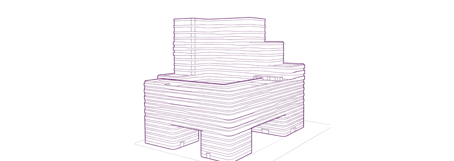 Illustration of Chengdu Tencent Towers